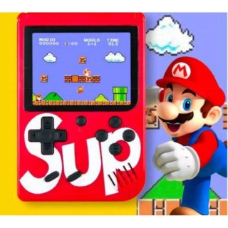 RoGer Retro mini Game console with 400 games, 3 inch color screen, TV output Red