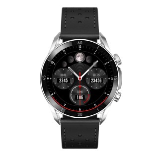 Garett Smartwatch V10 Leather AMOLED / Bluetooth / IP68 / Backlit display / Sports modes Viedpulkstenis