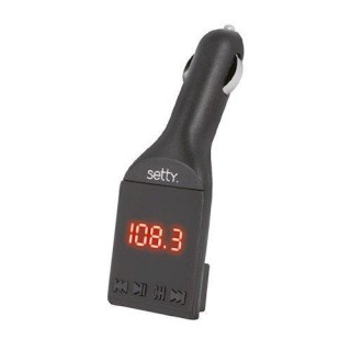 Setty Car FM Transmitter Bluetooth / USB / Micro SD / Aux / LCD / AUX 3.5 mm Cable