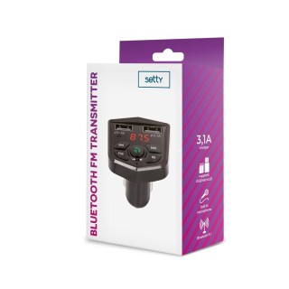 Setty TFM-03 FM Bluetooth Transmitter Car Radio / MP3 / 2 x USB