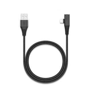 RoGer Lightning Data and Charging Cable with extra Lightning port (female) 1m