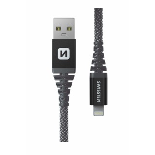 Swissten Kevlar Data Cable USB / Lightning 1.5m / 60w