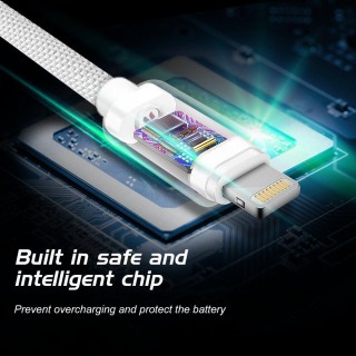 Swissten Textile Universāls Quick Charge 3.1 USB-C uz Lightning Datu un Uzlādes Kabelis 1.2m