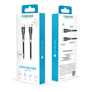 Forever Sleek Cable USB-C / USB-C 1.0 m / 100W