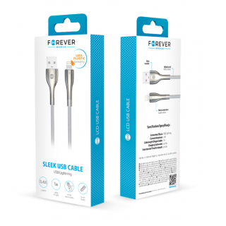 Forever Sleek Cable USB / Lightning 1,0 m / 2.4A