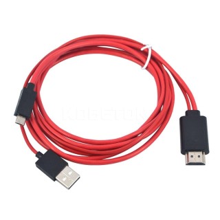 RoGer 4K 30Hz Ultra HD microUSB to HDMI 2m Cable