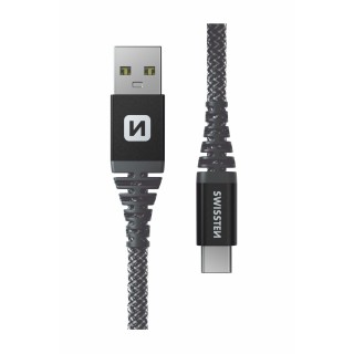 Swissten Kevlar Data Cable USB / USB-C / 1.5m / 60w