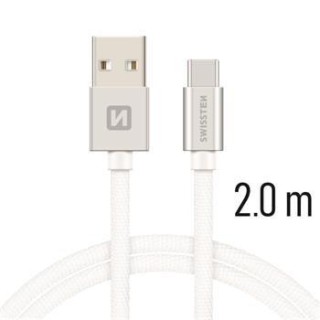 Swissten Textile Universal Quick Charge 3.1 USB-C Data and Charging Cable 2m