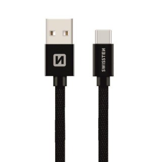 Swissten Textile Universal Quick Charge 3.1 USB-C Data and Charging Cable 3m