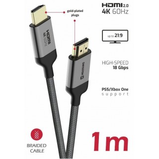 Swissten HDMI uz HDMI 4K Vads 1m
