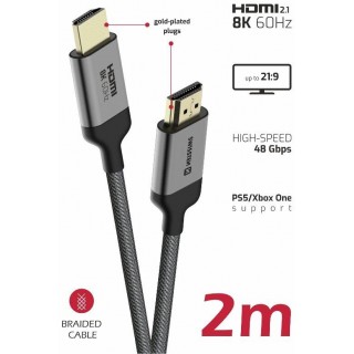 Swissten HDMI uz HDMI 8K Vads 2m