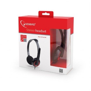 Gembird MHS-002 Universal Headsets With Microphone Black