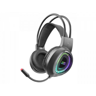 Mars Gaming MH220 Gaming Headset with Microphone / LED / USB / 3.5mm / Black