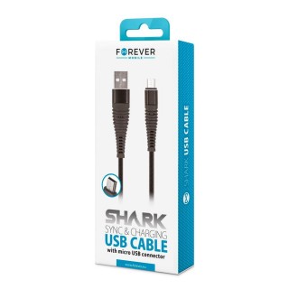 Forever Shark Micro USB Cable 2A 1m