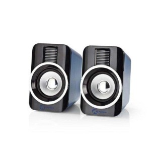 Nedis GSPR20020BK Gaming Speakers 2.0 / RGB / 30W / Black