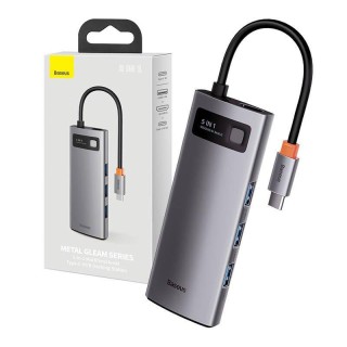 Baseus Metal Gleam Series Hub 5in1 / USB-C to 3x USB 3.0 / HDMI / USB-C PD