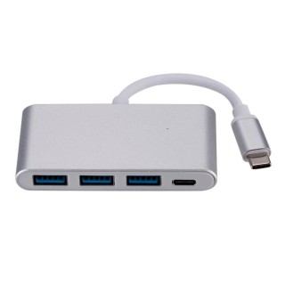 RoGer AD15641 USB-C Hubs - Sadalītājs 3 x USB 3.0 / USB-C Uzlāde