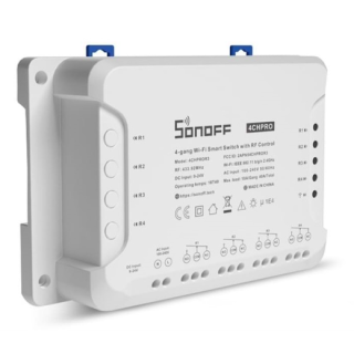 SONOFF 4CHPROR3 Viedais Wi-Fi un RF 433 MHz slēdzis līdz četrām līnijām