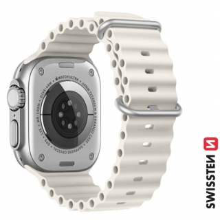 Swissten Marine Silicone Band for Apple Watch 42 / 44 / 45 / 49 mm