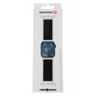 Swissten Нейлоновый Pемешок для Apple Watch 38 / 40 / 41 mm