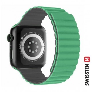 Swissten Silikona Magnētiskā Siksniņa priekš Apple Watch 38 / 40 mm
