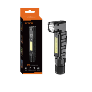 Superfire G19 Multifunction flashlight  200lm / USB