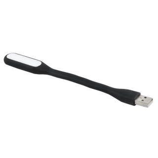 RoGer Elastīga USB Silikona Lampa Melna