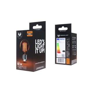Forever Light LED Bulb Filament E27 / A60 / 8W / 230V / 2700K / 800lm