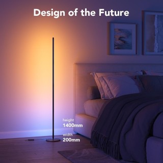 Govee H6076 RGBIC Smart Corner Floor Lamp Bluetooth / Wi-Fi / 1.4m