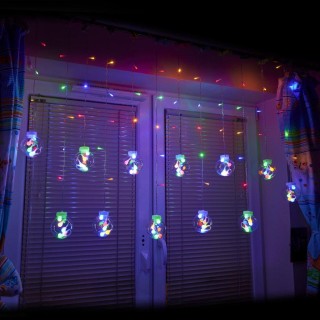 RoGer LED Lights Curtains Balls 3m / 108LED Multicolor