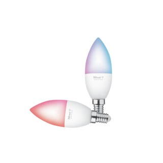 Trust Smart WiFi LED Candle E14 White & Color (duo-pack) LED bulb