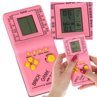 RoGer Elektroniskā spēle Tetris Rozā