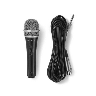 Nedis MPWD50BK Mikrofons / 5m / Melns