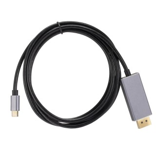 RoGer Cable USB-C to DisplayPort 4K@60Hz / 1.8m / Grey