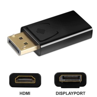 RoGer DisplayPort to HDMI Adapter 1080p@60Hz
