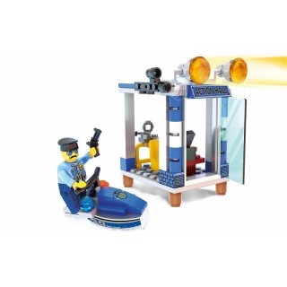 Blocki MyPolice Police station on water / KB0653 / Constructor with 57 parts / Age 6+