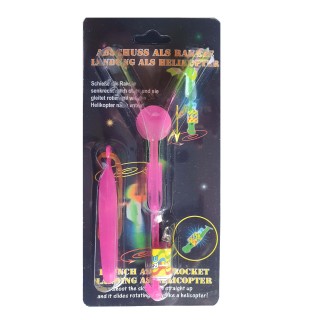 Michel Toys 512401 Helicopter rocket toy / LED / Assorted colors
