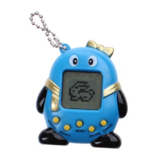RoGer Virtual Digital pet with keychain Blue