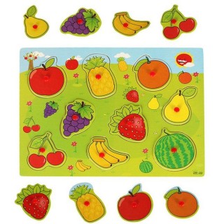 RoGer Wooden puzzle fruits