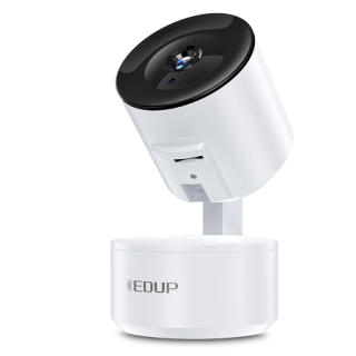 EDUP EH-2048P17 V2 Smart IPCam Умная камера для дома Wi-Fi / PTZ 350° / 2K H.264 / microSD / Audio / IR WDR / USB-C