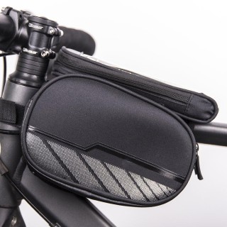 Mocco Waterproof bicycle frame bag with a removable phone case