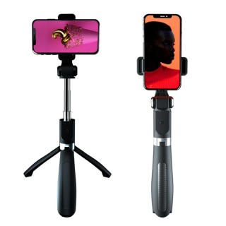 XO SS08 2in1 Universāls Selfie Stick + Tripod Statnis ar Bluetooth Tālvadības pulti