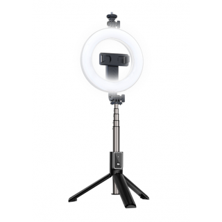 XO SS12 Selfie Nūja / Tripods ar Bluetooth Tālvadības Pulti + LED lampa 95cm