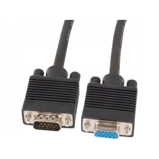 RoGer VGA D-SUB Monitor Cable VGA-M / VGA-F 3m