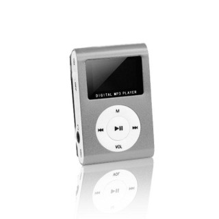 Setty MP3 Super Compact Music Player With LCD Display and MicroSD Card Slot + Headphones