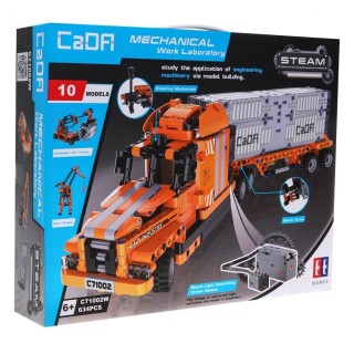 CaDa C71002W R/C Port Engineer Toy Car Collapsible constructor set 634 parts
