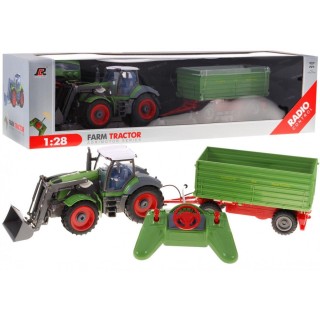 RoGer Farm Tractor with Trailer 1:28