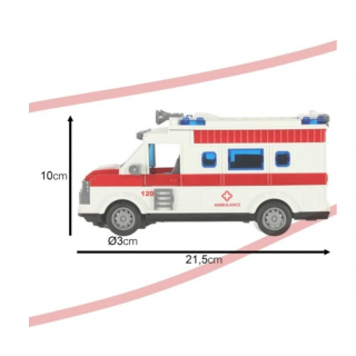RoGer RC Ambulance Toy Car 1:30