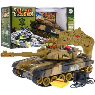 RoGer R/C Tank Desert Camouflage Toy Car 2.4 GHz