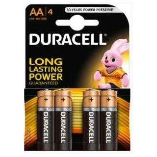 Duracell AA MN1500 Alkaline LR6 1.5V Батарейки 4шт.